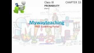 Math Class 9 Chapter 15 Part I|PROBABILITY|PROBABILITY for class 9|