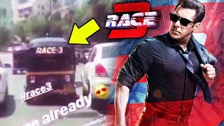 RACE 3 Fever In Mumbai, RACE 3 LOGO On Auto Rickshaw | Salman Khan