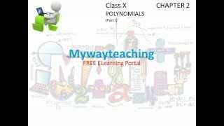 Math Class 10 Chapter 2 Part I|POLYNOMIALS| Polynomials for class 10|