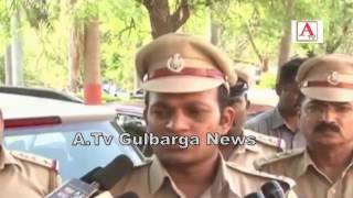 Gulbarga K Bhosga Me Police Firing Roudi Sheeter Injuired A.Tv News 3-4-2017