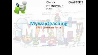 Math Class 10 Chapter 2 Part III|POLYNOMIALS| Polynomials for class 10|