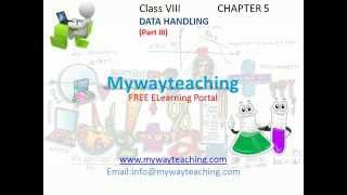 Math Class 8 Chapter 5 Part III| Data Handling for class 8