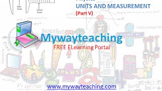 Physics Class 11 Chapter 2 Part V|UNITS AND MEASUREMENT|Physics Chapter 2 for Class 11|