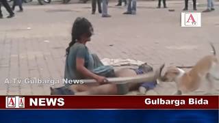 Gulbarga Me Aurat Ki Murde K Sath Ajeeb-O-Gareeb Harkat A.Tv News 17-5-2017