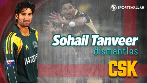 ​IPL Nostalgia: Sohail Tanveer vs CSK