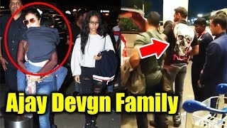 Ajay Devgn With Family SPOTTED At Airport, LEAVES For Birthday Celebration Abroad
