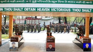 Wreath laying ceremony held for army jawans martyred in Shopian encounter