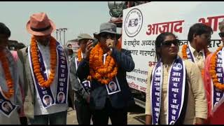 आज़ाद भारत कांग्रेस  की जन- संवाद यात्रा पहुची सिधौली-के के शर्मा