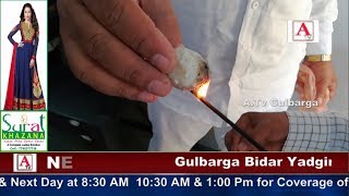 Gulbarga Me Plastic k Chawal A.Tv News 17-6-2017