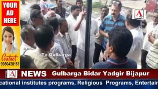 Gulbarga Me Phir Shops Lootne Ki Wardath A.Tv News 29-6-2017