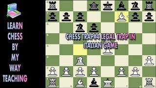 Chess Trap #4 Legal Trap In Italian Game (Philador Defense trap)