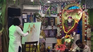 Malaysia, Kuala Lumpur | Navneet Agnihotri | Live Sai Baba painting | glimpse | 28/3/2017