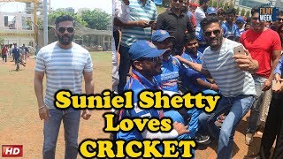 Suniel Shetty Supports His Team Mumbai Heroes
