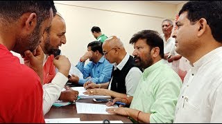 Lal Singh interacts with party activists, public