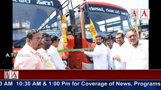 Gulbarga to Yadgir New Busses inugration A.Tv 14-11-2017