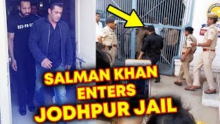 Salman Khan ENTERS JODHPUR JAIL Like A BOSS | Blackbuck Case 5 Year Jail