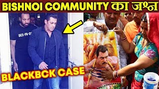 Bishnoi Community Celebrates Salman Khan's 5 YEAR JAIL SENTENCE - BLACKBUCK Case Jodhpur