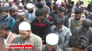 Hundreds participate in funeral of Bandipora decapitated man