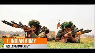 दुनिया की  टॉप 5 सबसे ताकतवर सेनाएँ | Top 5 Most  Powerful Army in the World , HINDI 2017