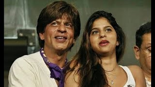 SRK With Daughter Suhana Supporting KKR