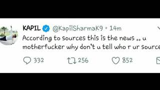 Shocking: Kapil Sharma ABUSES Badly To Media On Twitter - Salman Khan Jail