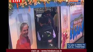 PM Modi Launches Hyderabad Metro, Takes First Ride  HINDU TV
