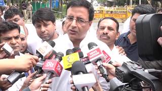 Randeep Singh Surjewala addresses media on country-wide Congress protest over Dalit issue