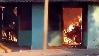 Video of burn of Melchhamunda Police Station, Bargarh