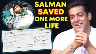 After JAIL, Salman Khan SAVED So Many LIVES - Here Is The PROOF