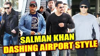 Salman Khan's DASHING AIRPORT Styles - Amazing Compilation