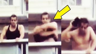 Salman Khan Removes His Shirt On His Balcony And Waves To Fans | OLD VIDEO Goes Viral