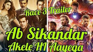 Race 3 Trailer Will Not Be Attached With Avengers Infinity War