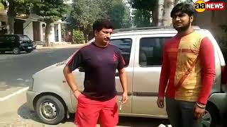 रोहिणी में दीपावली की रात भी चोरो ने की कार चोरी : नैशनल चैनल के एम्पलॉय की कार घर के आगे से चोरी