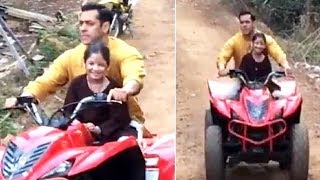 Salman Khan With Harshali Malhotra On ATV Ride At Panvel Farm House | Flash Back