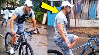 Salman Khan CARELESS Cycling on Bandstand MUMBAI