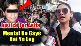 Aditi Rao Hyadri Angry Reaction On Asifa Kathua Case During Protest On Mumbai Streets