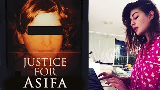 Jacqueline Fernandez Plays SAD PIANO For Asifa | Kathua Case | Justice For Asifa