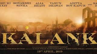 Kalank Movie Poster I Alia Bhatt I Varun Dhawan