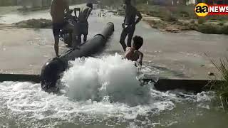 Shahbad dairy water pipe line story