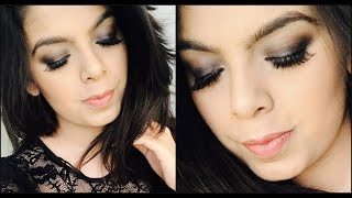 Black Glittery Smokey Eye | New Years Eve Party Makeup | Affordable Beauty