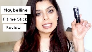 Maybelline Fit Me Shine Free Stick Foundation | Review & Demo