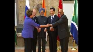 BRICS Leaders meet ahead of the G20 Summit in Los Cabos (June 18, 2012)