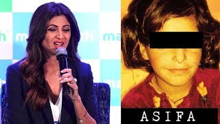 Emotional Shilpa Shetty's Angry Reaction on Asifa Kathua Case