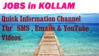 JOBS in KOLLAM  for Freshers & graduates. Industries, companies