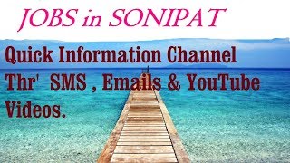 JOBS in SONIPAT   for Freshers & graduates. Industries, companies.