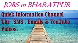 JOBS in BHARATPUR     for Freshers & graduates. Industries, companies.