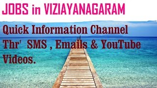 JOBS in VIZIAYANAGARAM  for Freshers & graduates. Industries, companies.