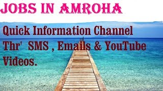 JOBS in AMROHA       for Freshers & graduates. Industries, companies