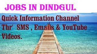 JOBS in DINDGUL for Freshers & graduates. Industries, companies