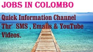 Jobs in COLOMBO   for freshers & graduates. industries, companies. SRI LANKA